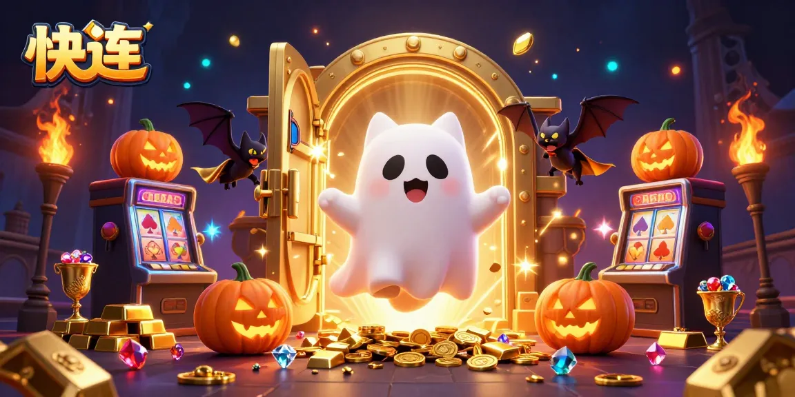 快连 boosts your gaming excitement with ghostly adventures and glowing treasures in a haunted casino.