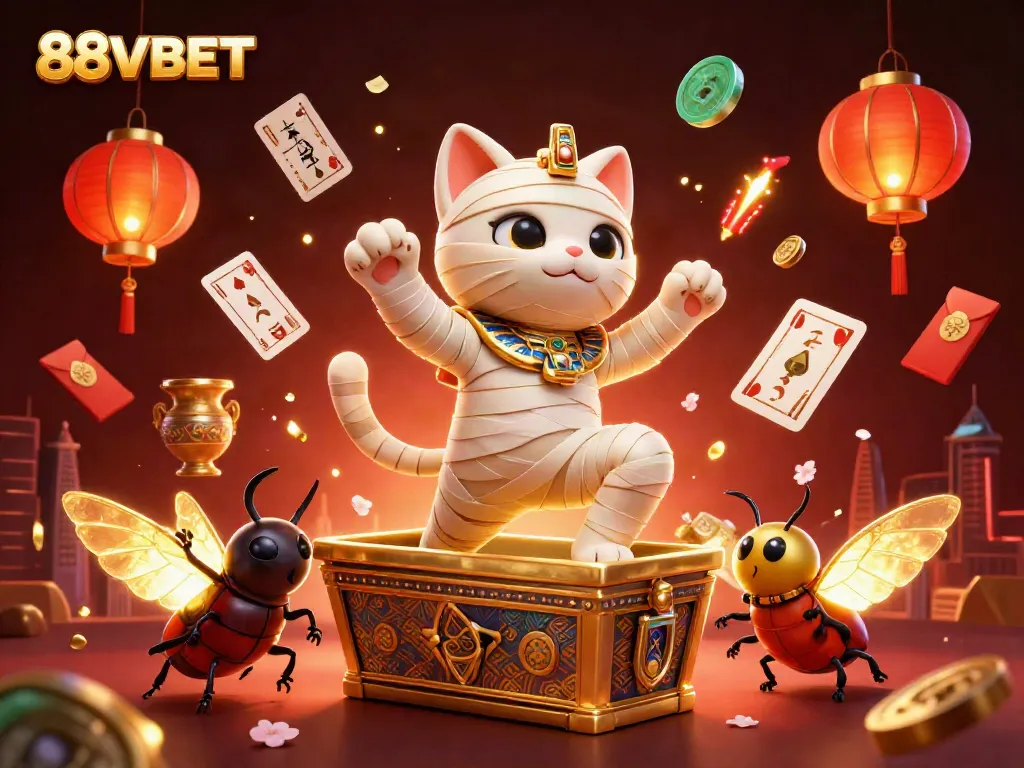 Experience thrilling moments at 88VBET with an engaging pyramid casino scene full of adventure.