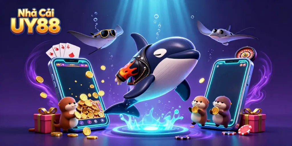 Experience the vibrant world of Nhà Cái UY88 with a dynamic underwater casino adventure
