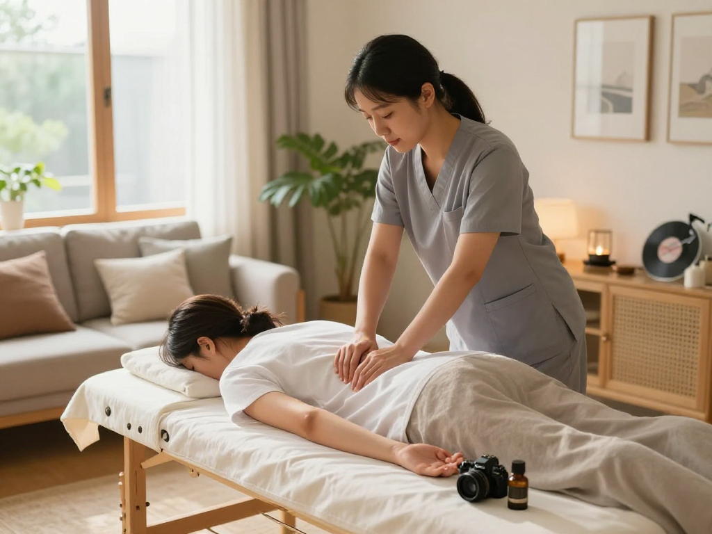 Experience premium 동탄출장안마 at home with a professional therapist in a tranquil setting.