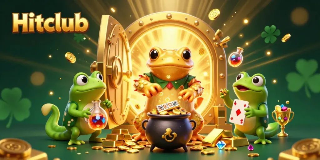 Experience the magic at Hitclub Casino, where gold coins and joyful characters transform luck!
