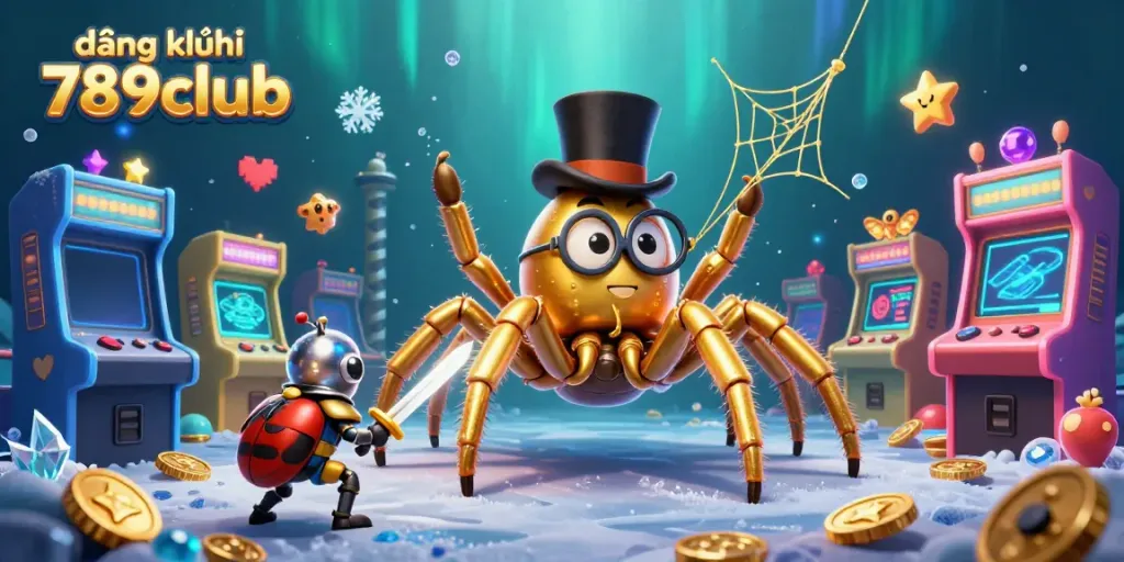 Experience the excitement of đăng ký 789club with a vibrant 3D casino scene featuring unique gaming characters.