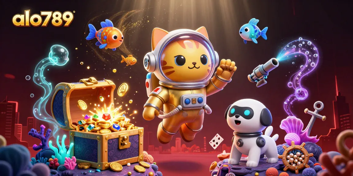 Engage in thrilling gambling action at alo789, featuring unique 3D characters and vibrant casino elements.