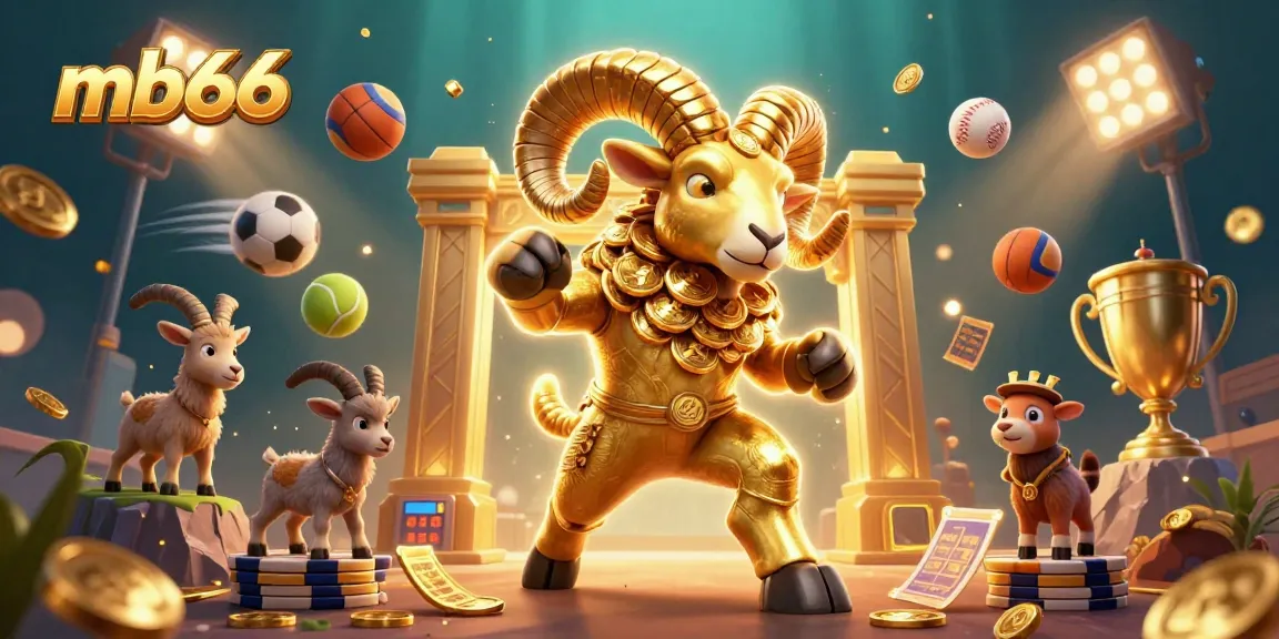 Experience exhilarating gameplay with mb66 as a metallic ram charges through a vibrant casino scene.
