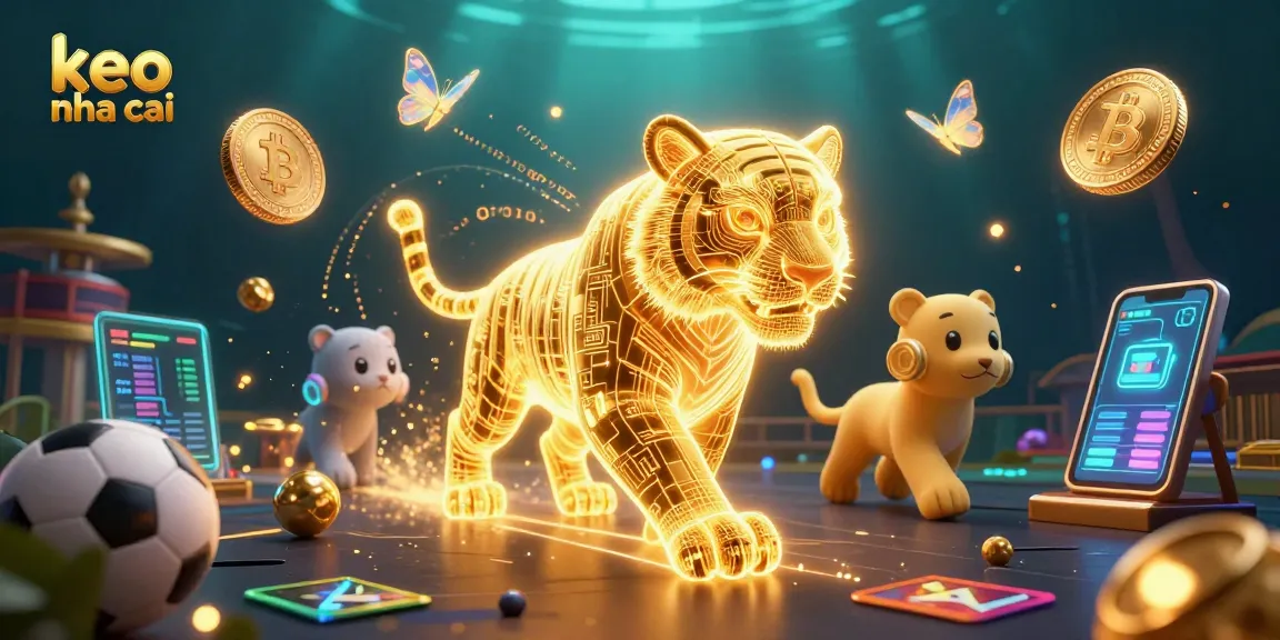 Experience keo nha cai in a vibrant digital casino filled with sports betting elements.