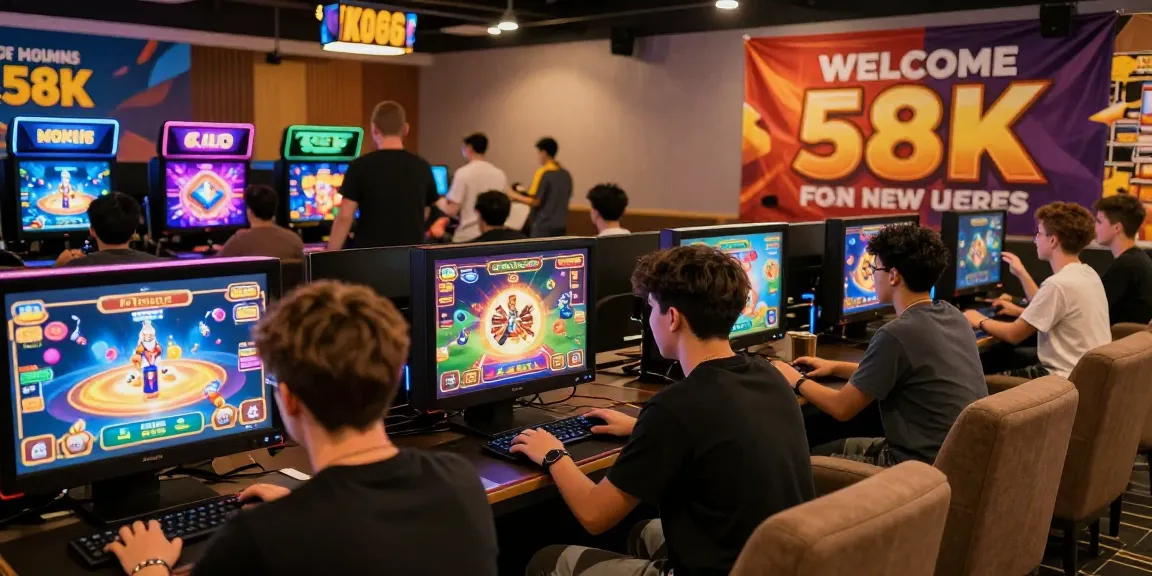 KO66 online casino gaming scene with players enjoying vibrant digital games and promotions