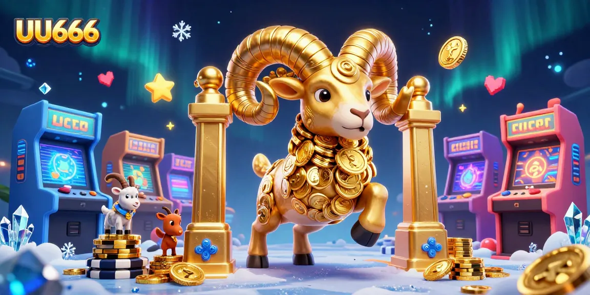 Experience thrilling gameplay with UU666 amid animated casino elements in a vibrant 3D scene.