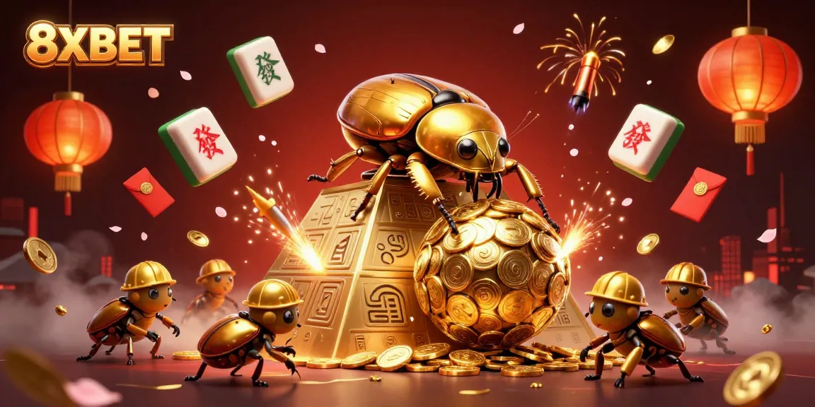Play exciting games at 8XBET, featuring vibrant golden themes and engaging casino elements.
