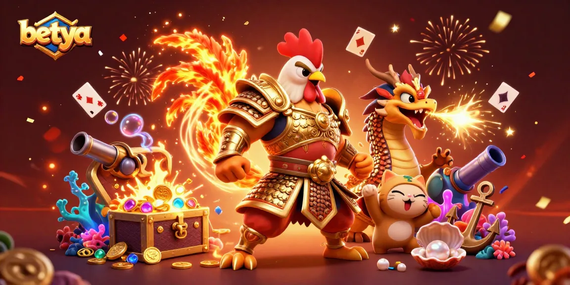 Engage with thrilling online gameplay at betya, featuring vibrant characters and festive casino elements.