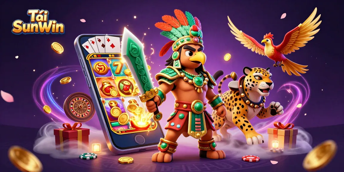 Experience the excitement of Tải SunWin with vibrant 3D casino characters and thrilling game elements.