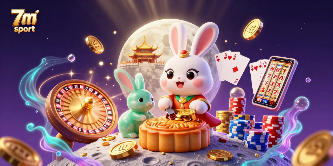 Engage with 7m sport through an energetic 3D casino illustration filled with dynamic elements.