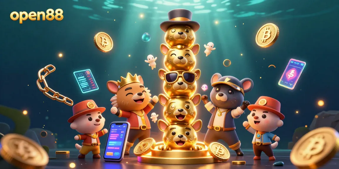Engage with open88’s vibrant 3D animated casino elements showcasing dynamic gaming excitement.