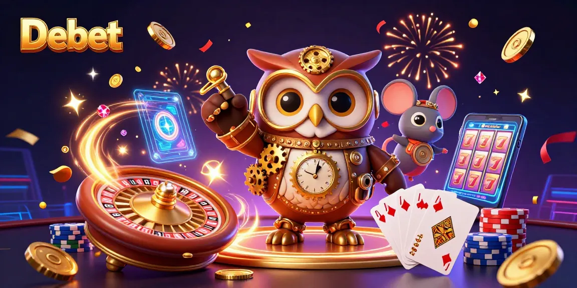 Experience the excitement with Debet as you delve into a vibrant casino world filled with winning opportunities.