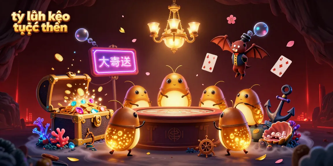 Experience tỷ lệ kèo trực tuyến in a vibrant 3D cave casino lit by glowing glowworms while betting.