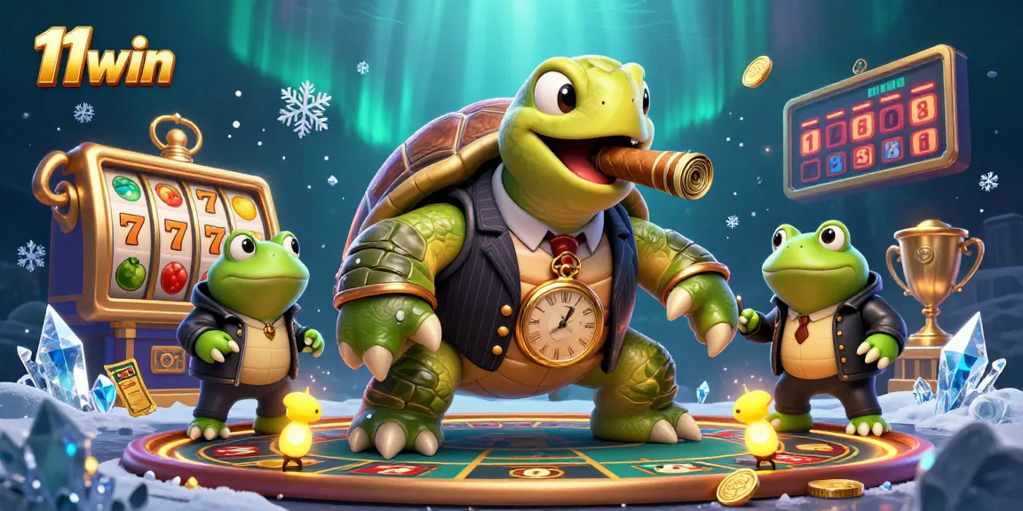 Join the 11win casino adventure with vibrant 3D characters and dynamic slot reels.
