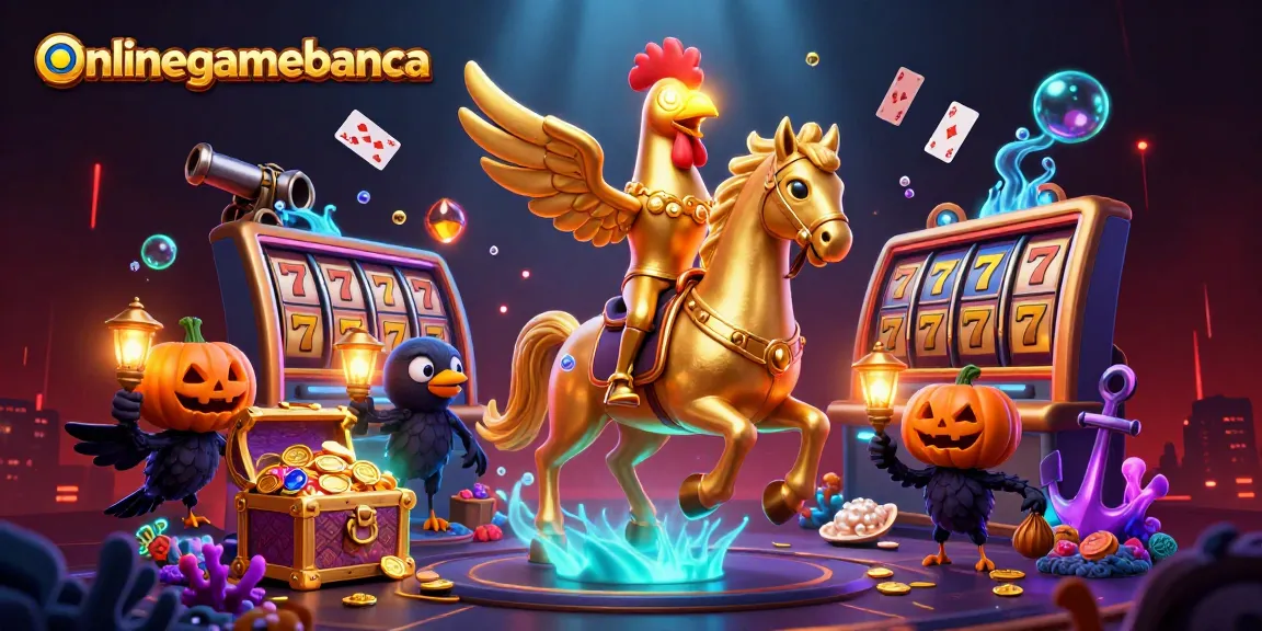 Experience thrilling gameplay at onlinegamebanca with vibrant casino elements and captivating illustrations.