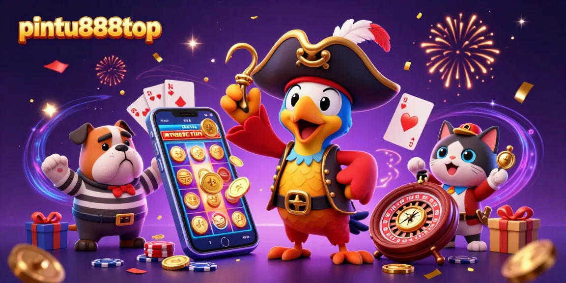 Experience the thrill of pintu888top with vibrant slot games and exciting gambling action.