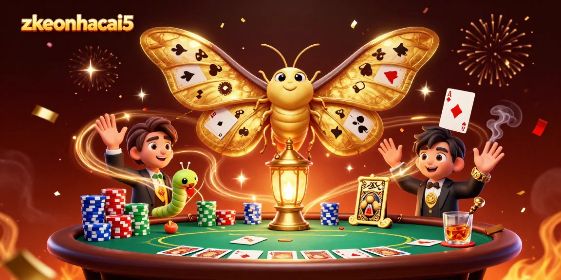 Experience zkeonhacai5 gameplay with vibrant casino scenes illustrated in stunning detail.