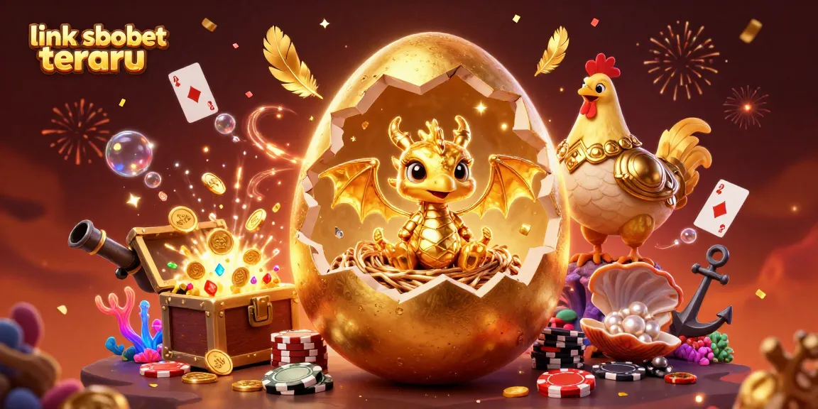 Place winning bets with link sbobet terbaru showcasing golden dragon and poker chips in a dynamic casino scene.