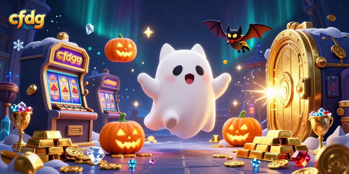 Experience thrilling gameplay at cfdg's haunted casino with ghost cats and treasure galore!